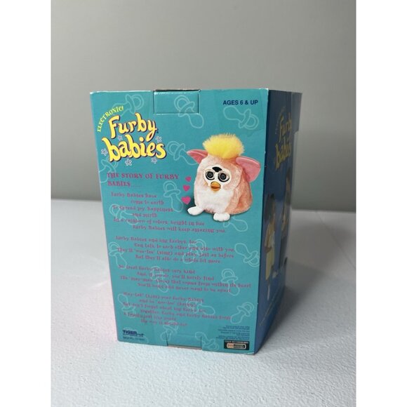 VTG 90s 1999 Electronic Furby Babies Model 70-940 Tiger Electronics NIB Yellow - Picture 7 of 9
